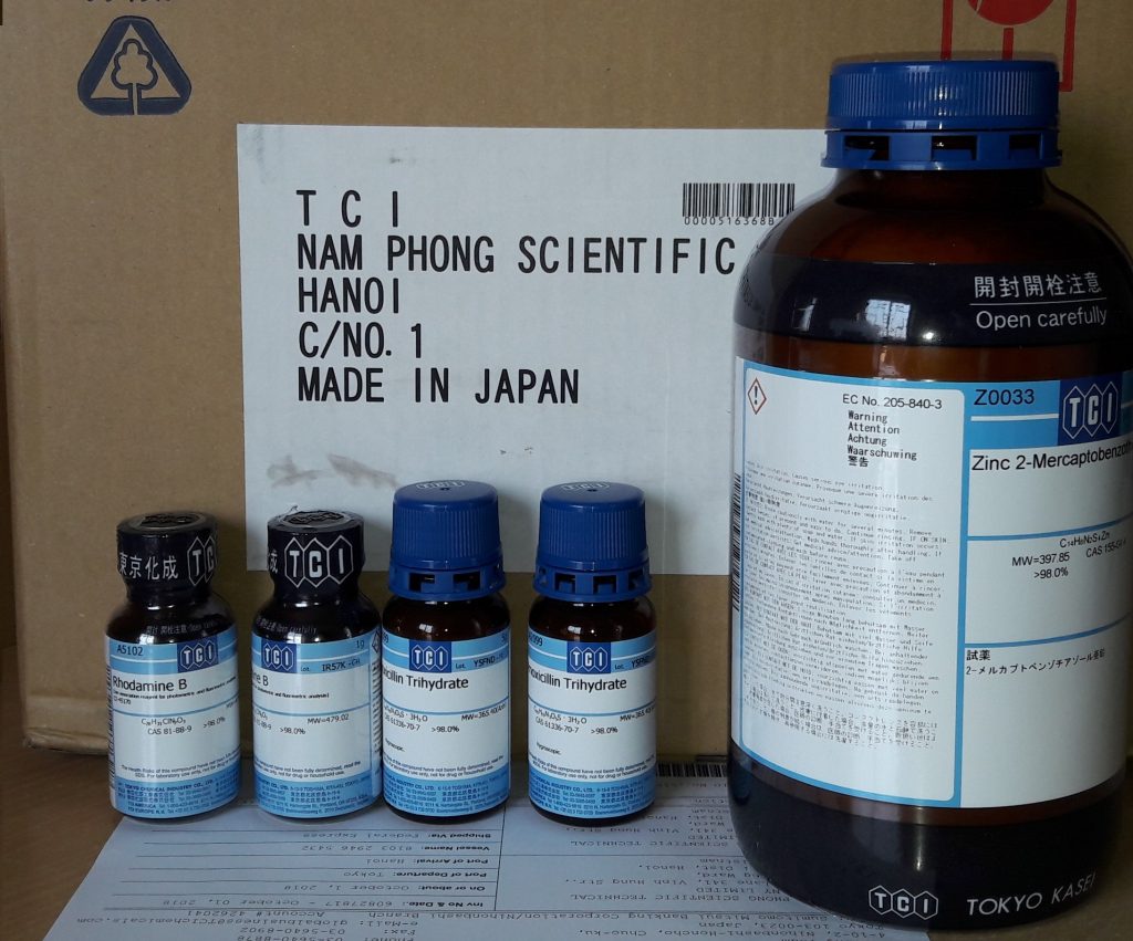 Hóa chất TCI nhập khẩu bởi NPSC.vn