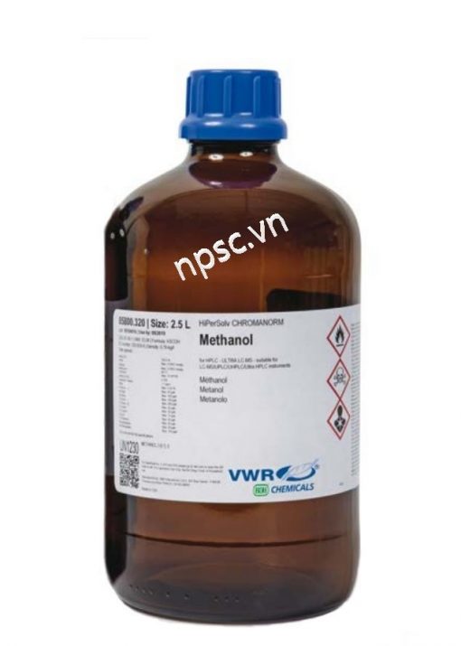Dung môi HPLC VWR Methanol ≥99.8% gradient grade