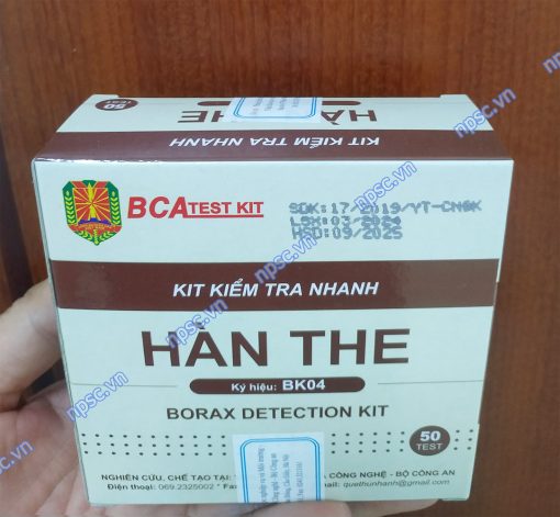 Kit kiểm tra nhanh hàn the BK04