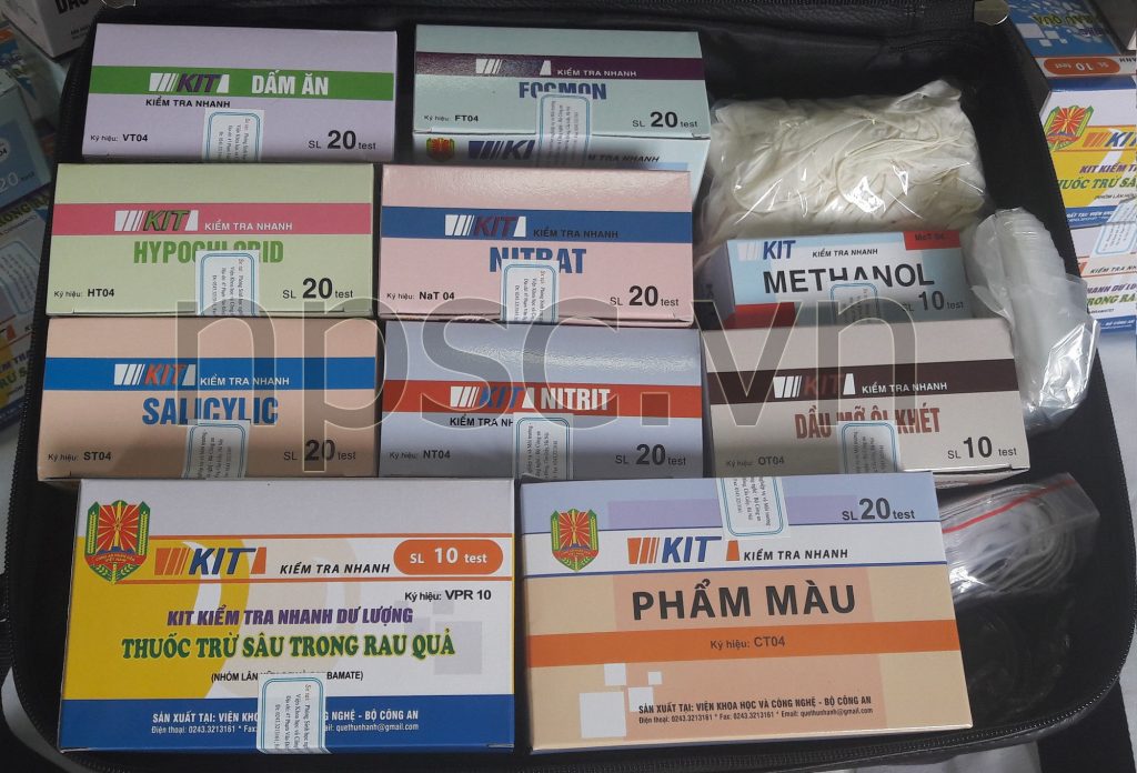 Chi tiết bộ test nhanh An toàn Vệ sinh Thực phẩm FT05 Chi tiết bộ test nhanh An toàn Vệ sinh Thực phẩm FT05