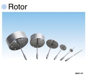 Các rotor của máy đo độ nhớt cầm tay Toki Sangyo TVC-10