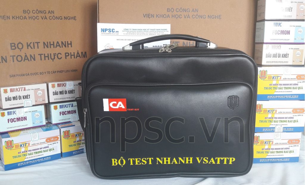 Vali bộ test nhanh An toàn Vệ sinh Thực phẩm FT05 Vali bộ test nhanh An toàn Vệ sinh Thực phẩm FT05