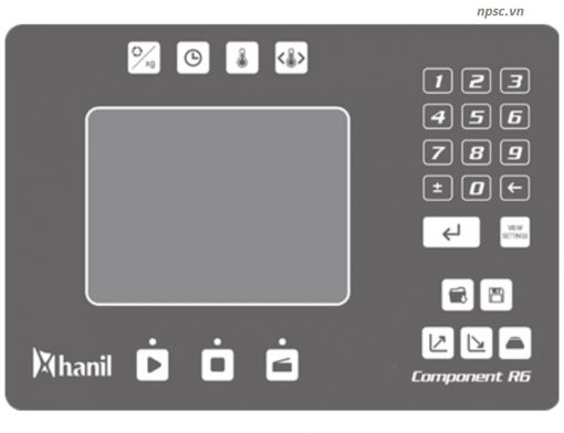 Bảng điều khiển máy ly tâm công suất lớn Hanil Component R6
