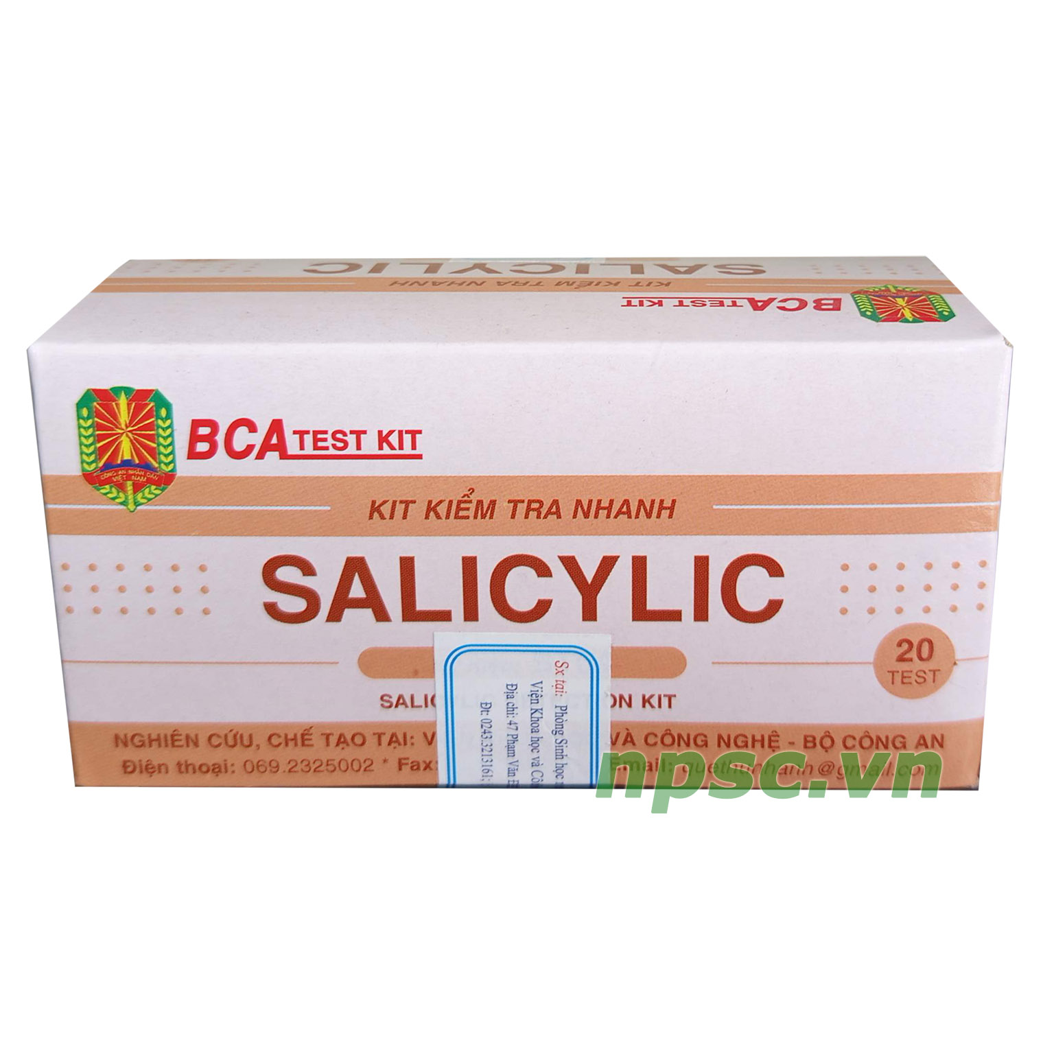 Kit kiểm tra nhanh Salicylic ST04