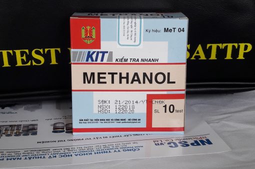 Kit kiểm tra nhanh Metanol trong rượu MeT04 Bộ Công An