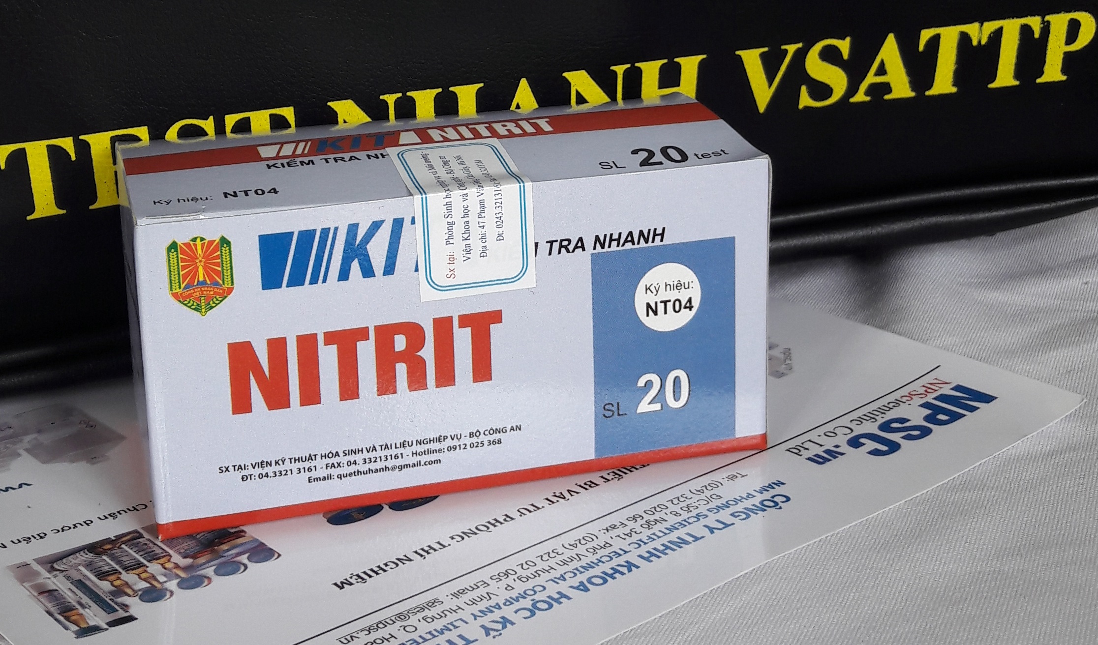Test Kit kiểm tra nhanh Nitrit NT04 dễ sử dụng và cực kỳ an toàn