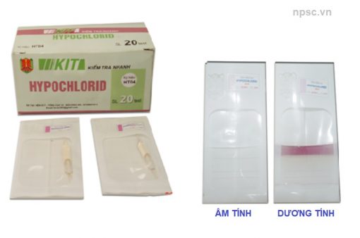 Kit kiểm tra nhanh hypochlorid HT04