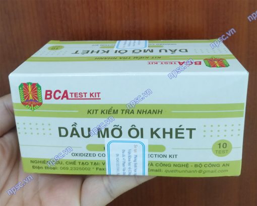 Kit kiểm tra nhanh dầu mỡ ôi khét OT04