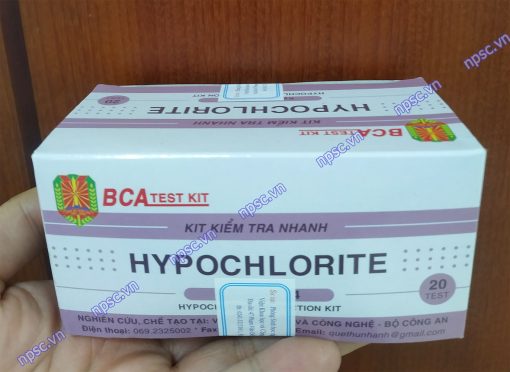 Kit kiểm tra nhanh hypochlorid HT04