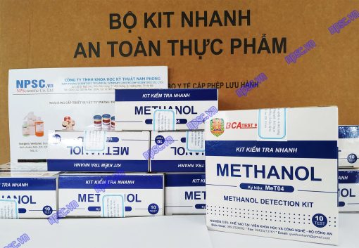 Kit kiểm tra nhanh Metanol trong rượu MeT04