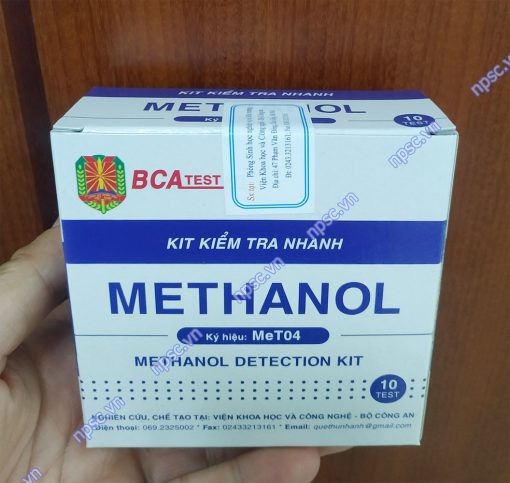 Kit kiểm tra nhanh Methanol trong rượu MeT04