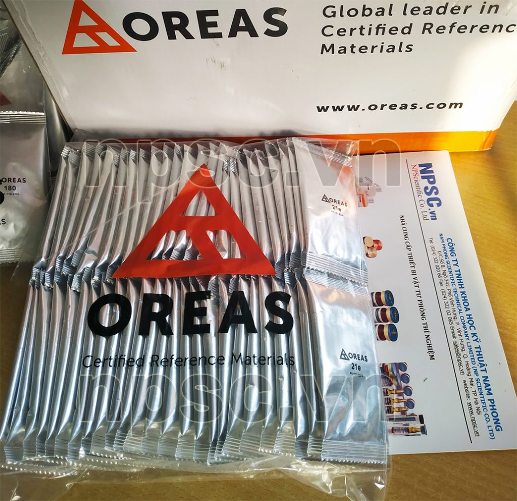 Mẫu chuẩn OREAS cung cấp bởi NPSC.VN
