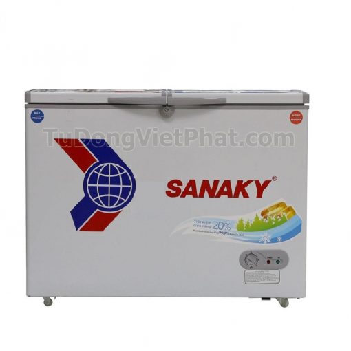 Tủ đông Sanaky VH-2899W1, 220L 2 ngăn đông mát dàn đồng