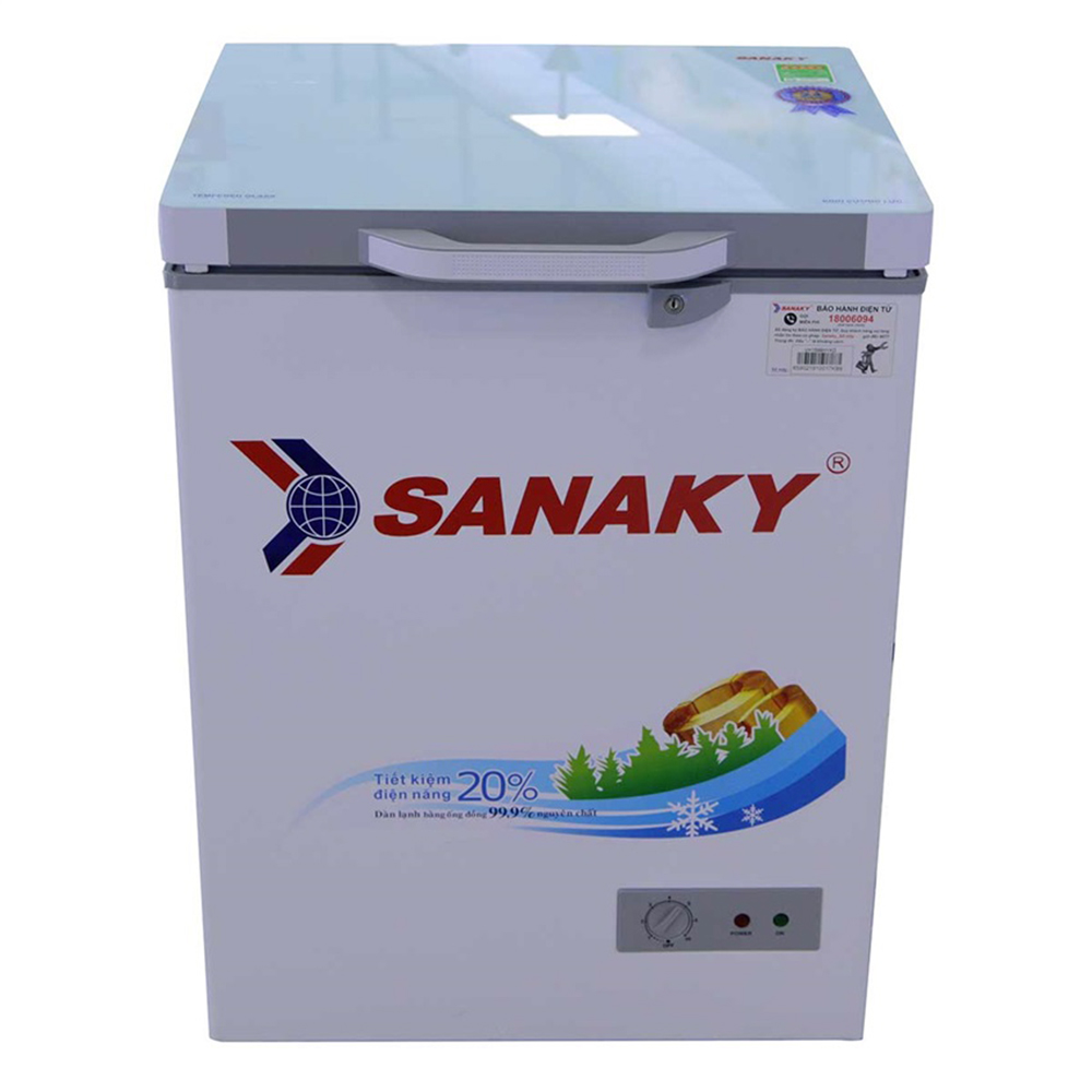 Tủ đông mặt kính cong Sanaky 180 lít VH-182K - Sanaky Việt Nam
