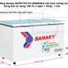 Tủ đông Sanaky INVERTER VH-3699W4KD mặt kính cường lực xanh