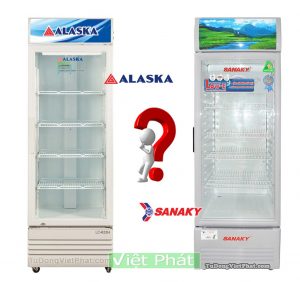 Nên mua tủ mát Alaska hay Sanaky?